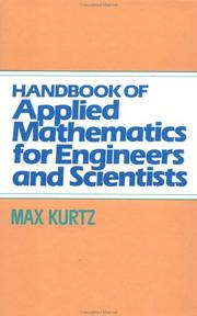 Cover of: Handbook of applied mathematics for engineers and scientists