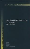 Cover of: Privatización e hidrocarburos by Jorge Eusebio Manco Zaconetti
