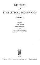 Cover of: Studies in statistical mechanics