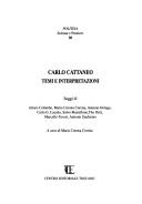 Cover of: Carlo Cattaneo: temi e interpretazioni