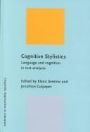 Cover of: Cognitive stylistics by [name missing]