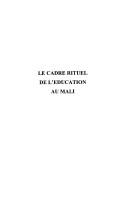 Cover of: Le cadre rituel de l'éducation au Mali by Ibrahima Camara