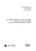 La familia española en el año 2000 by Víctor Pérez Díaz