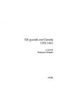 Cover of: Gli accordi con Curzola by a cura di Ermanno Orlando.