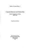 Cover of: Corporate behaviour and political risk by Frans-Paul van der Putten