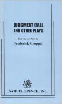 Cover of: Judgement Call And Other Plays