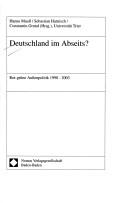 Cover of: Deutschland im Abseits?: rot-grüne Aussenpolitik, 1998-2003