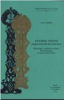 Cover of: Études vouté: langue bantoïde du Cameroun : phonologie et alphabet pratique, synthématique, lexique vouté-français