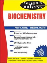 Cover of: Schaum's outline of theory and problems of biochemistry