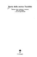 Cover of: Storie dello storico Tucidide: edizione critica, traduzione e commento delle Vite tucididee