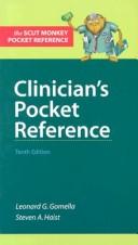 Cover of: Clinician's pocket reference by edited by Leonard G. Gomella, Steven A. Haist.