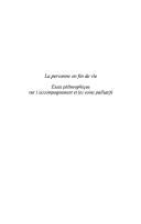 Cover of: La personne en fin de vie by Jean-Paul Sauzet