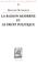 Cover of: La raison moderne et le droit politique