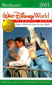 Cover of: Birnbaum's Walt Disney World Without Kids 2001