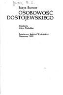 Cover of: Osobowość Dostojewskiego