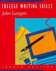 Cover of College writing skills