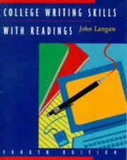 Cover of: College writing skills, with readings by Langan, John