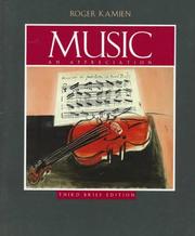 Cover of: Music: an appreciation