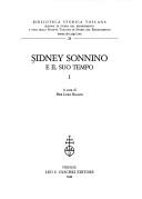 Cover of: Sidney Sonnino e il suo tempo