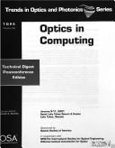 Cover of: Optics in computing. by 