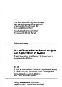 Sozialökonomische Auswirkungen der Agrarreform in Syrien by Mohamed Hosry