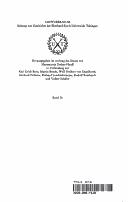 Cover of: Die Artistenfakultät an der Universität Tübingen 1534-1601 by Norbert Hofmann, Norbert Hofmann