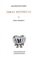 Cover of: Obras históricas by José Fernando Ramírez