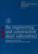 Cover of: The engineering and construction short subcontract by 