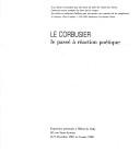 Cover of: Le Corbusier, le passé à réaction poétique.
