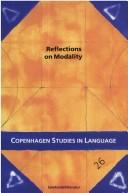 Cover of: Reflections on modality