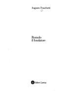 Cover of: Romolo il fondatore by Augusto Fraschetti