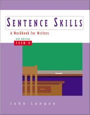 Cover of: Sentence skills by Langan, John