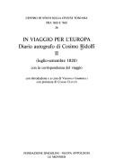 Cover of: In viaggio per l'Europa by Cosimo Ridolfi