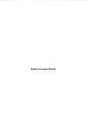 Cover of: Lettres à Lionel Floch
