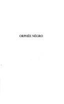 Cover of: Orphée négro