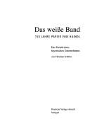 Cover of: Das weisse Band by Christian Schütze