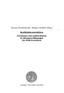 Cover of: Realitätskonstruktion: Faschismus und Antifaschismus in Literaturverfilmungen des DDR-Fernsehens