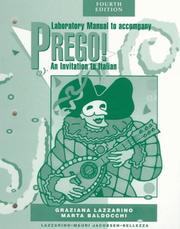 Cover of: Prego! An Invitation to Italian (4th Edition Laboratory Manual)