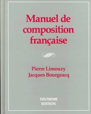 Cover of: Manuel de composition française