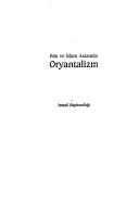 Batı ve islam arasında oryantalizm by İsmail Süphandağı