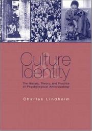 Cover of: Culture and Identity by Charles Lindholm