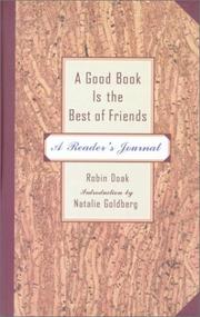 Cover of: A Good Book is the Best of Friends: A Reader's Journal