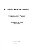 Cover of: La  modernité mode d'emploi