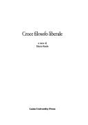 Cover of: Croce filosofo liberale