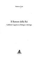 Cover of: Il rettore della RSI: Goffredo Coppola tra filologia e ideologia