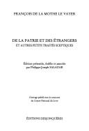 Cover of: De la patrie et des étrangers et autres petits traités sceptiques