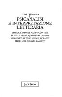 Cover of: Psicanalisi e interpretazione letteraria: Leopardi, Pascoli, D'Annunzio, Saba, Montale, Penna, Quasimodo, Caproni, Sanguineti, Mussapi, Viviani, Morante, Primo Levi, Soldati, Biamonti