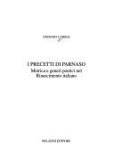 Cover of: I precetti di Parnaso by Stefano Carrai