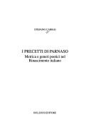 Cover of: I precetti di Parnaso: metrica e generi poetici nel Rinascimento italiano