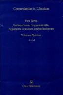 Cover of: Concordantiae in Libanium.